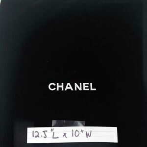 CHANEL Black Dust Bag Chanel Small Dust Bag Wallet Mini Bag Chanel Dustbag